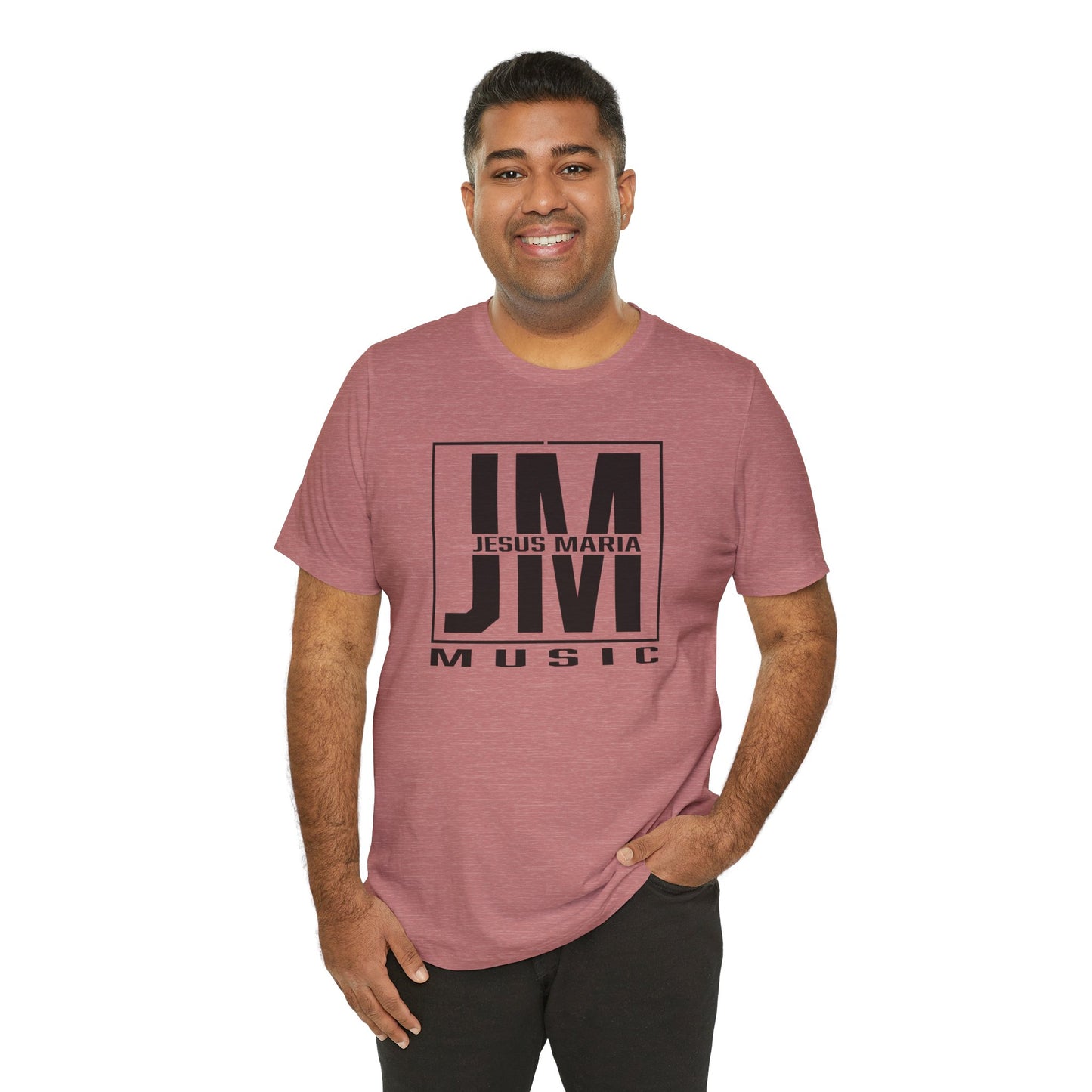 Jesus Maria Music (Jersey Short Sleeve Tee) Available in 10 colors