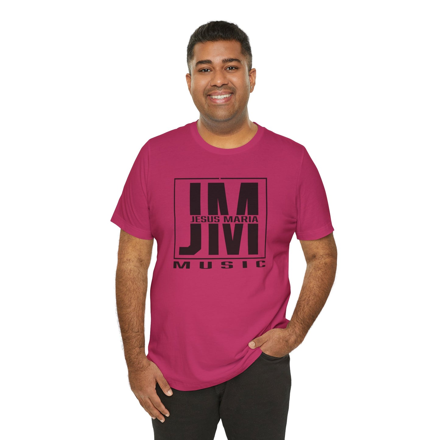 Jesus Maria Music (Jersey Short Sleeve Tee) Available in 10 colors